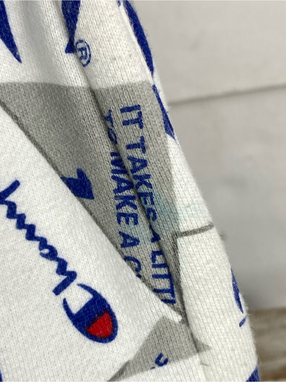 Champion Super Fleece 3.0 Overall an all-over jock tag print unisex size M - Picture 13 of 14
